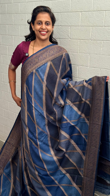 Chanderi Shaded Saree