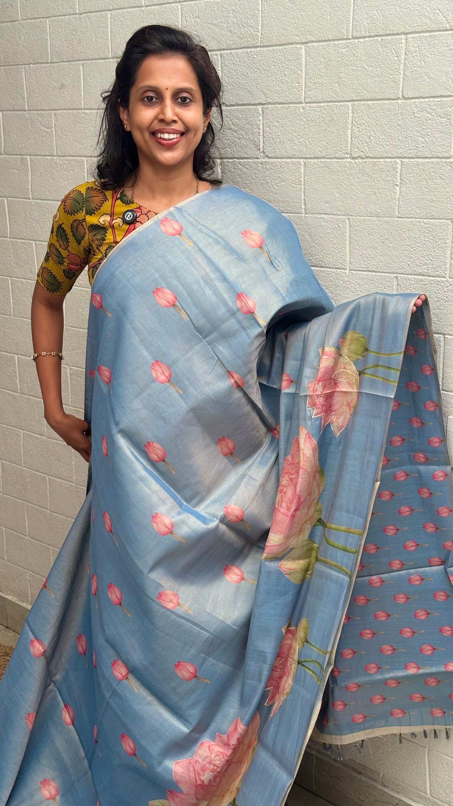 Linen Tissue Saree