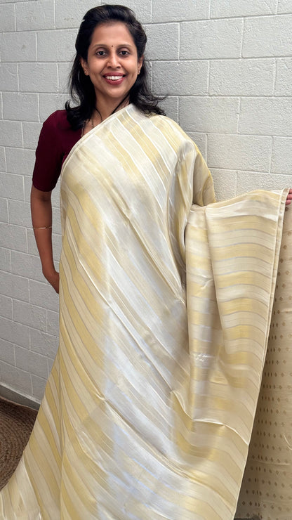 Tissue Vertical Line Saree