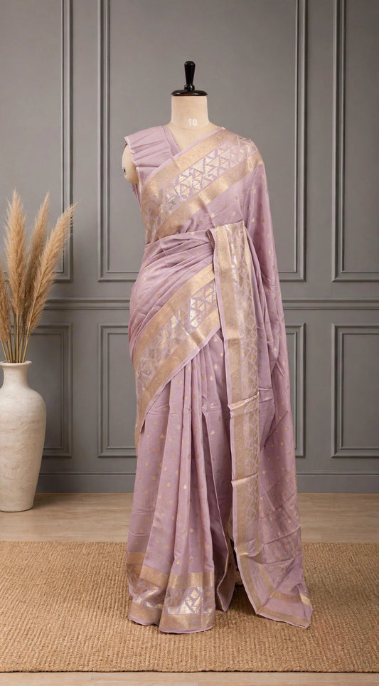 Crepe Sequence Saree