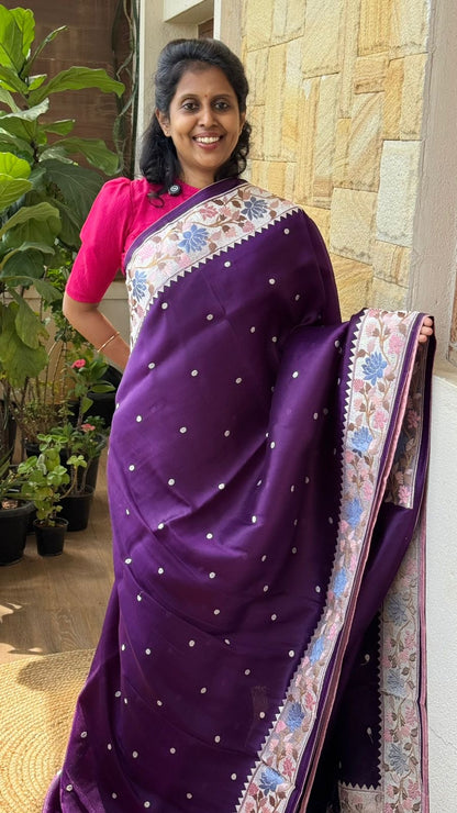 Tissue Floral Embroidered