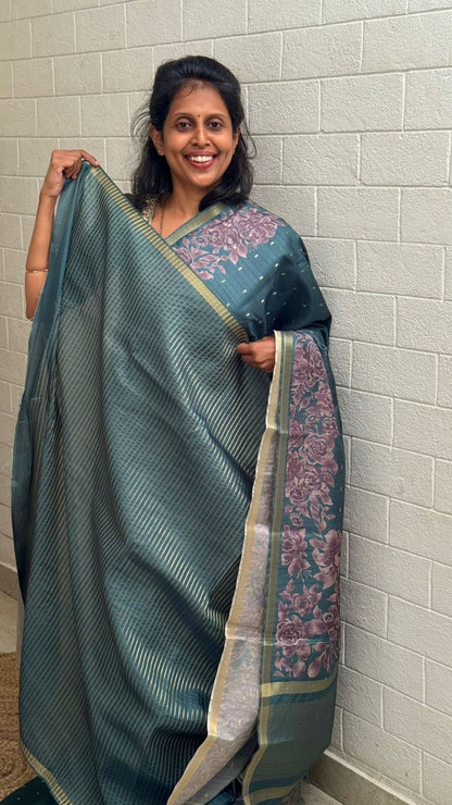 Semi Tussar Saree