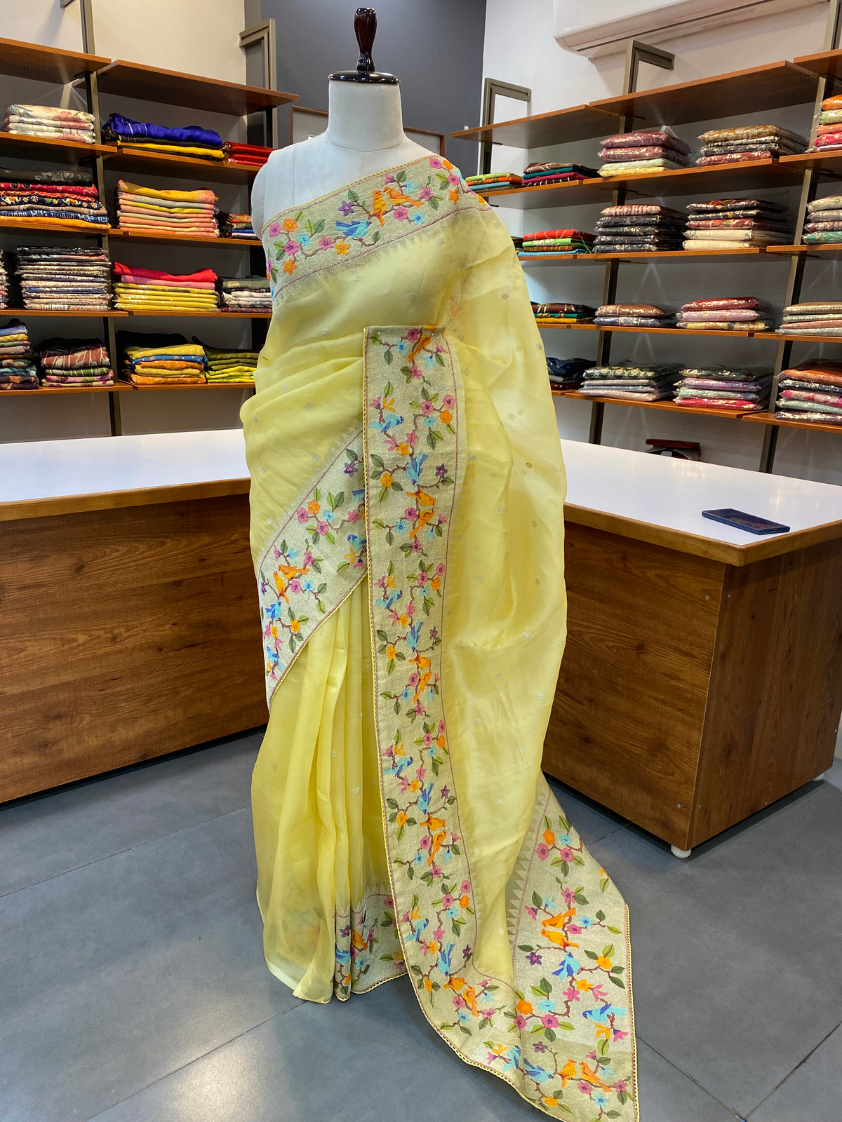 Pure Organza Paithani Saree