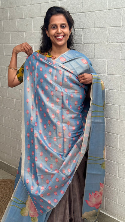 Linen Tissue Saree