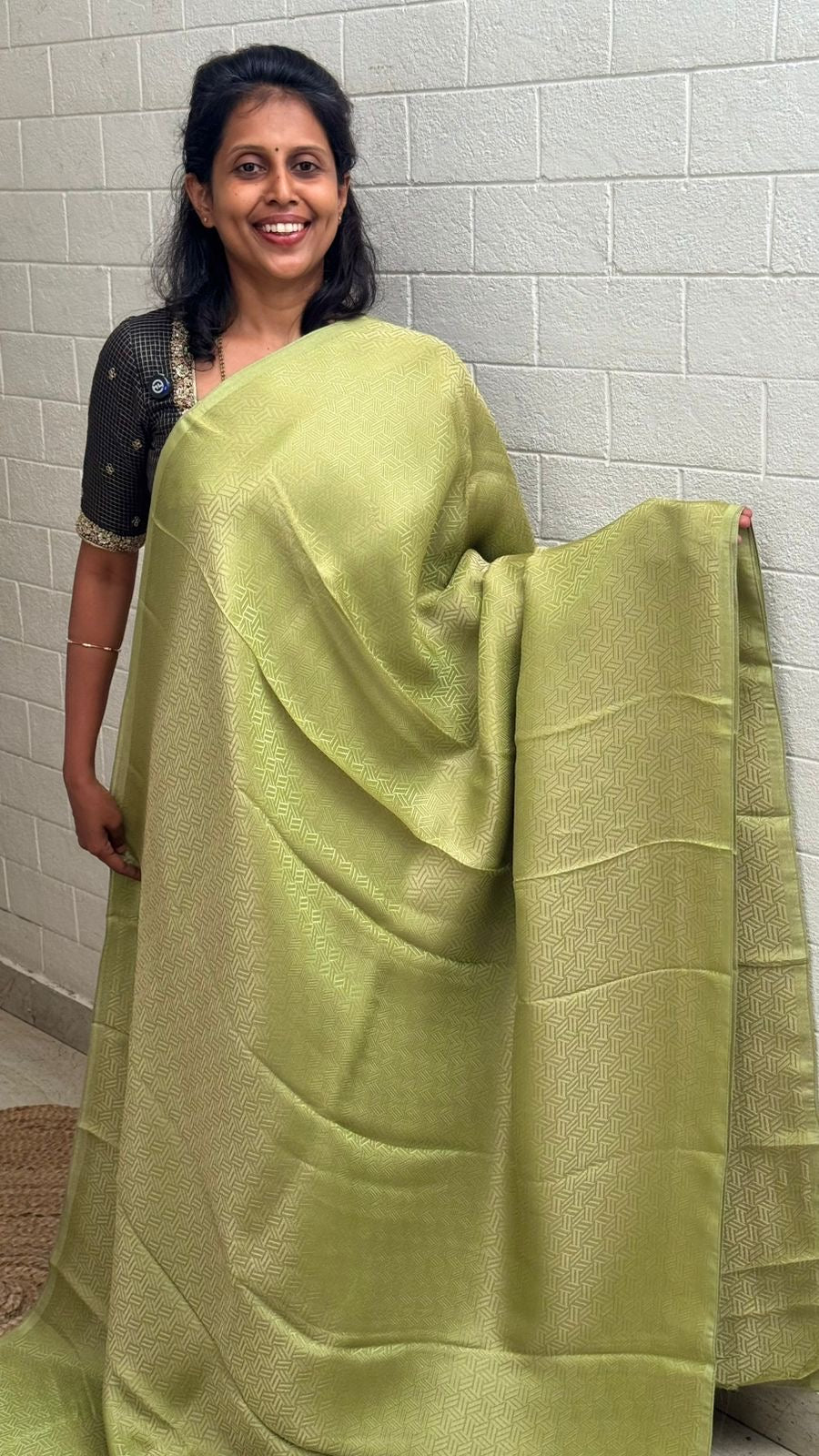Tissue Geometric Saree