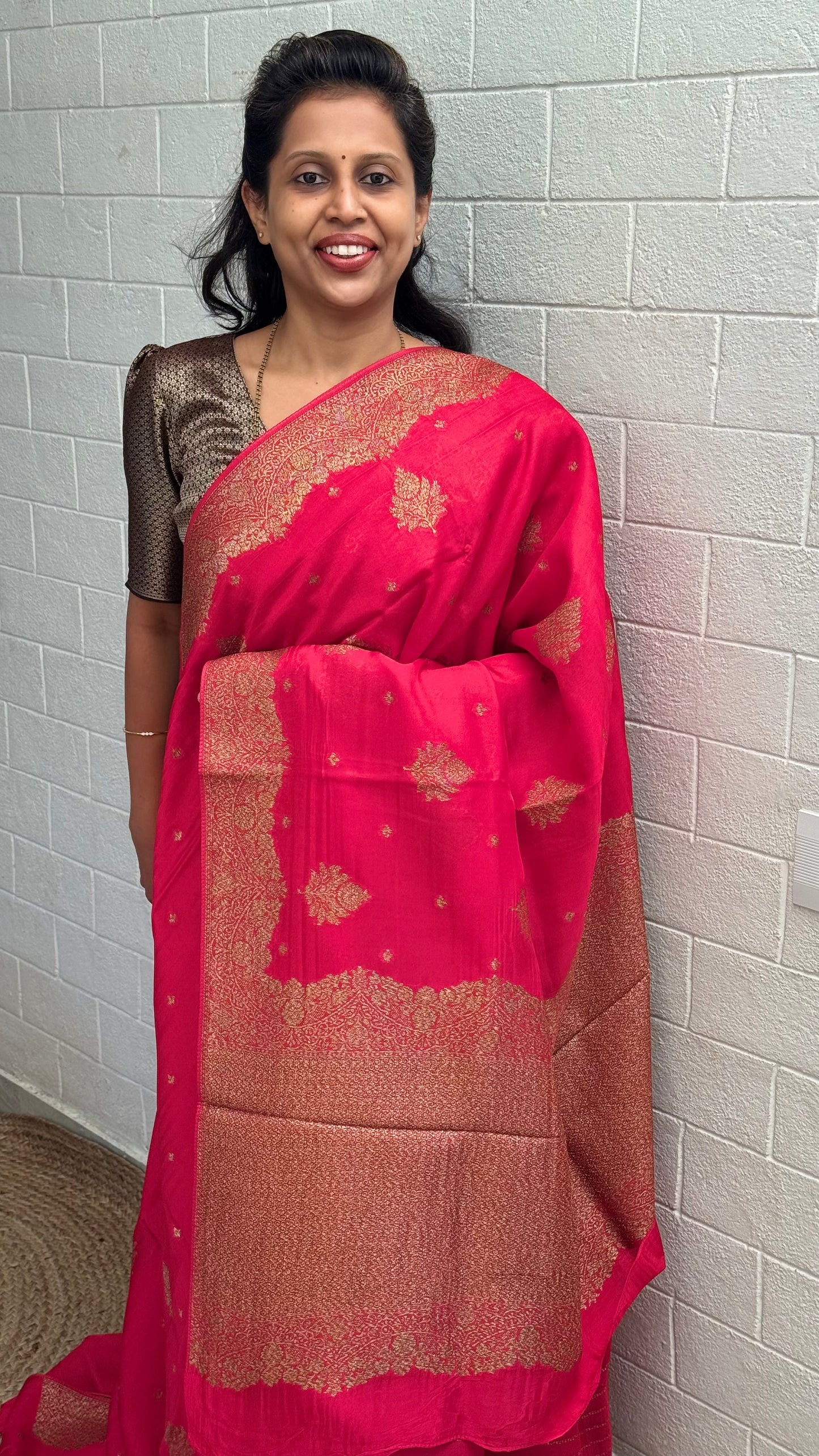 Organza Viscose Antique saree
