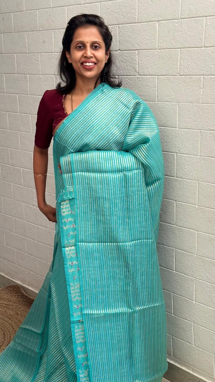 Pure Kora Banaras Saree