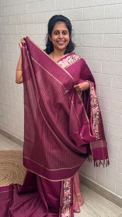 Blended Tussar TB Parsi