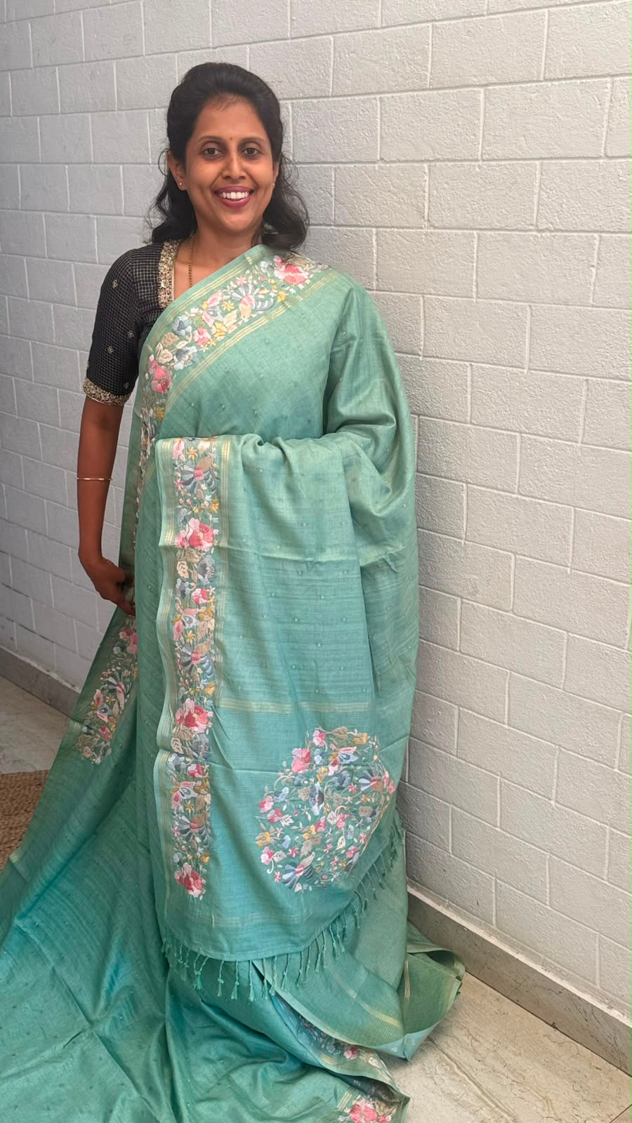 Blended Tussar Parsi Gara