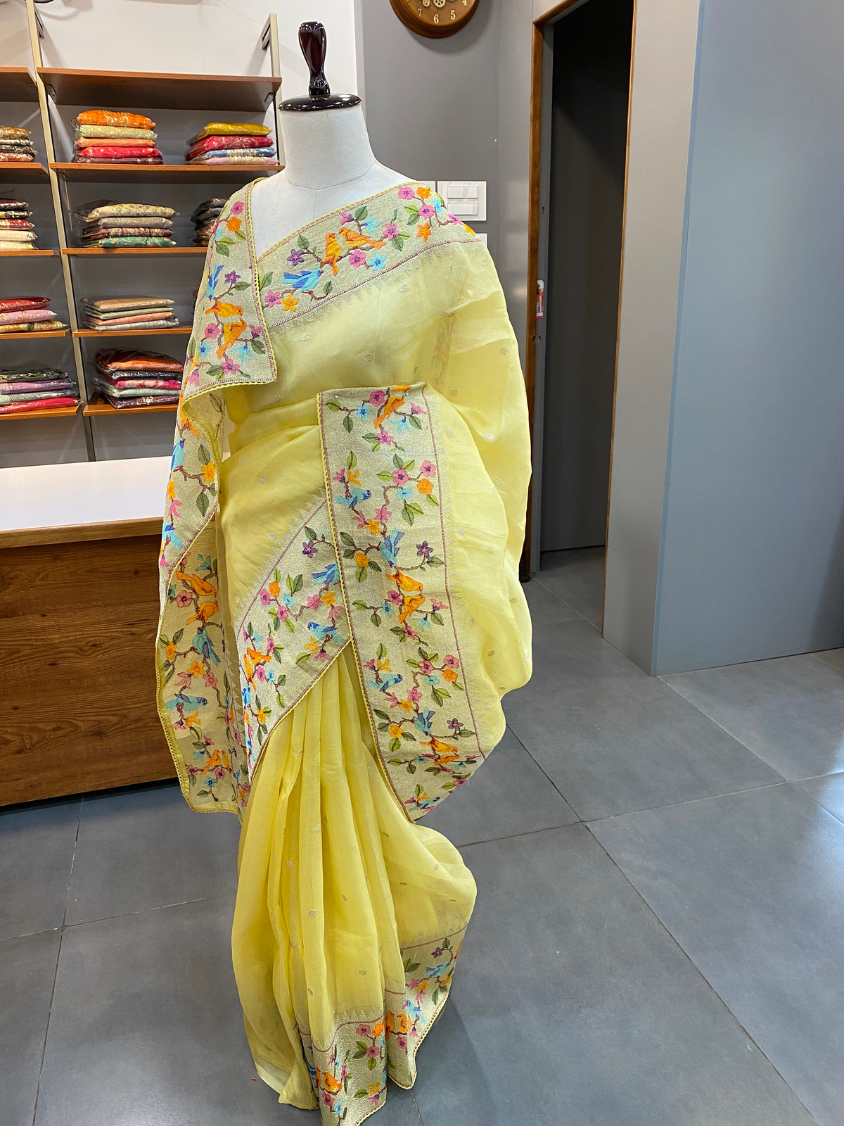 Pure Organza Paithani Saree