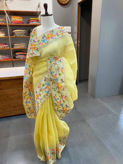 Pure Organza Paithani Saree
