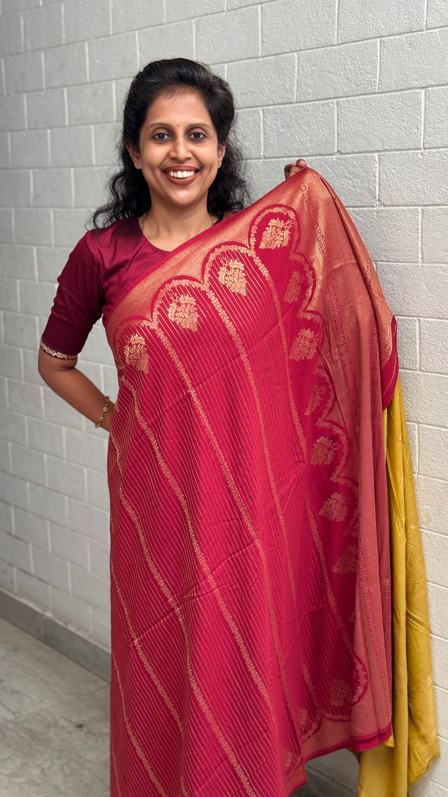 Georgette Contrast
