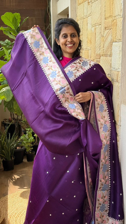 Tissue Floral Embroidered