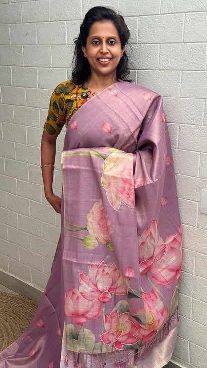 Linen Tissue Saree