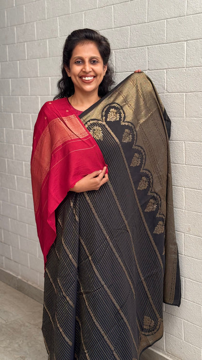 Georgette Contrast