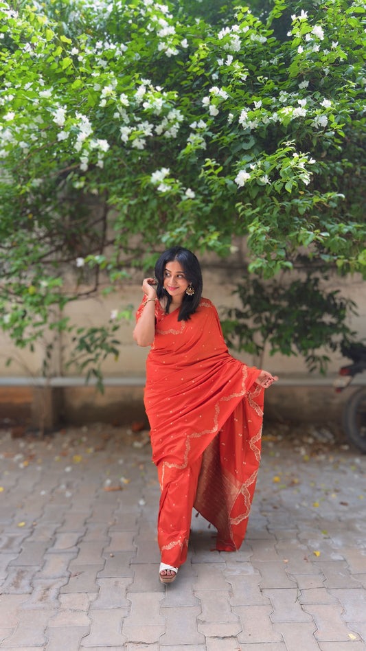 Helen Viscose Orange