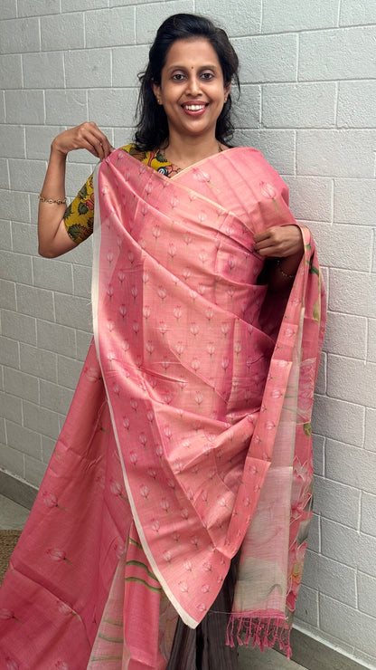 Linen Tissue Saree