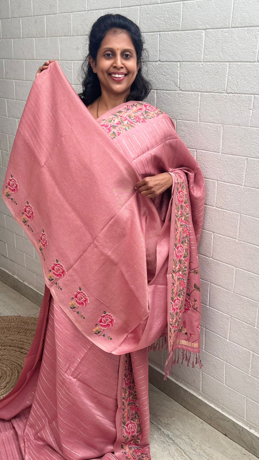 Blended Tussar Line Cross Stitch