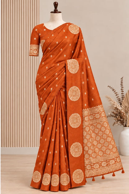 Blended Raw Mango Saree