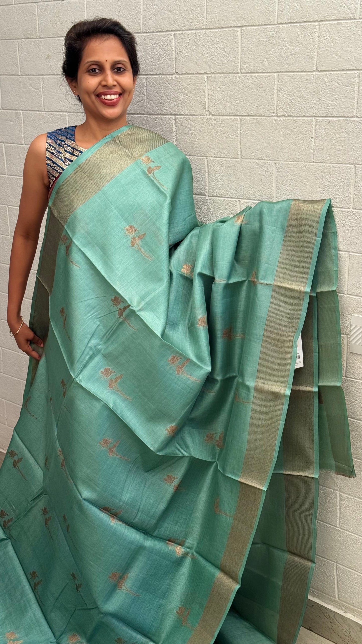 Pure Staple Tussar Saree