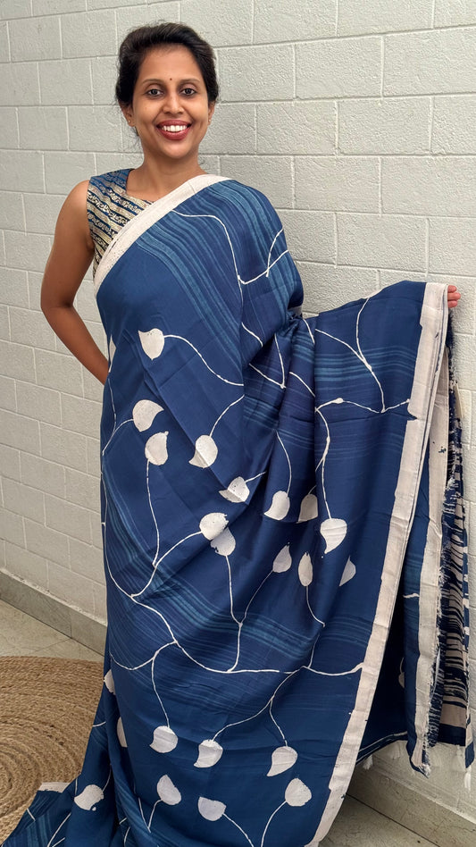 Pure Modal Contemporary Saree