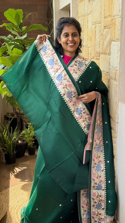 Tissue Floral Embroidered