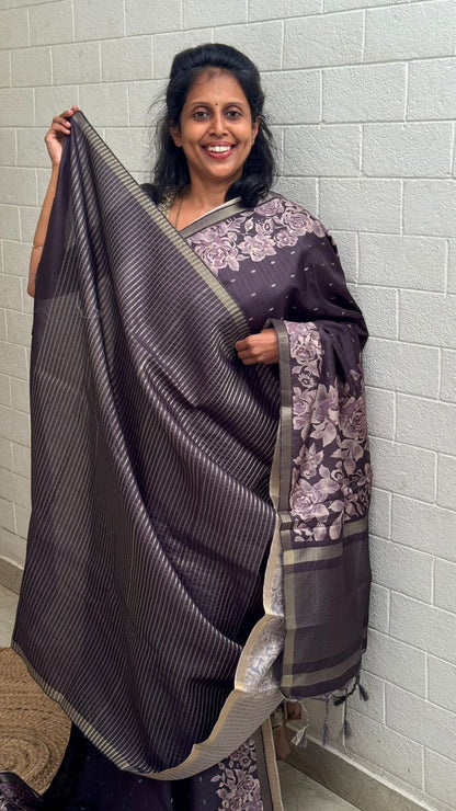 Semi Tussar Saree
