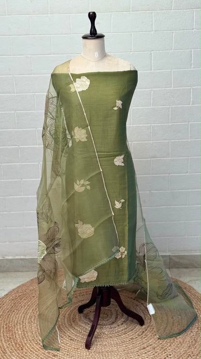 Mul Silk Unstitched Suit
