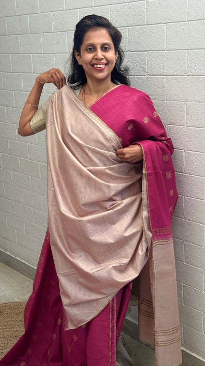 Chanderi Butta Saree
