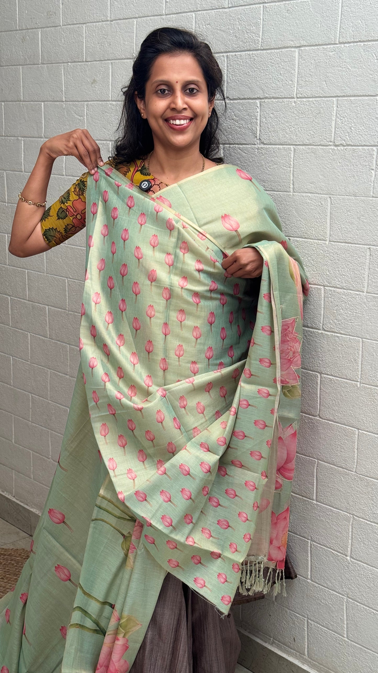 Linen Tissue Saree