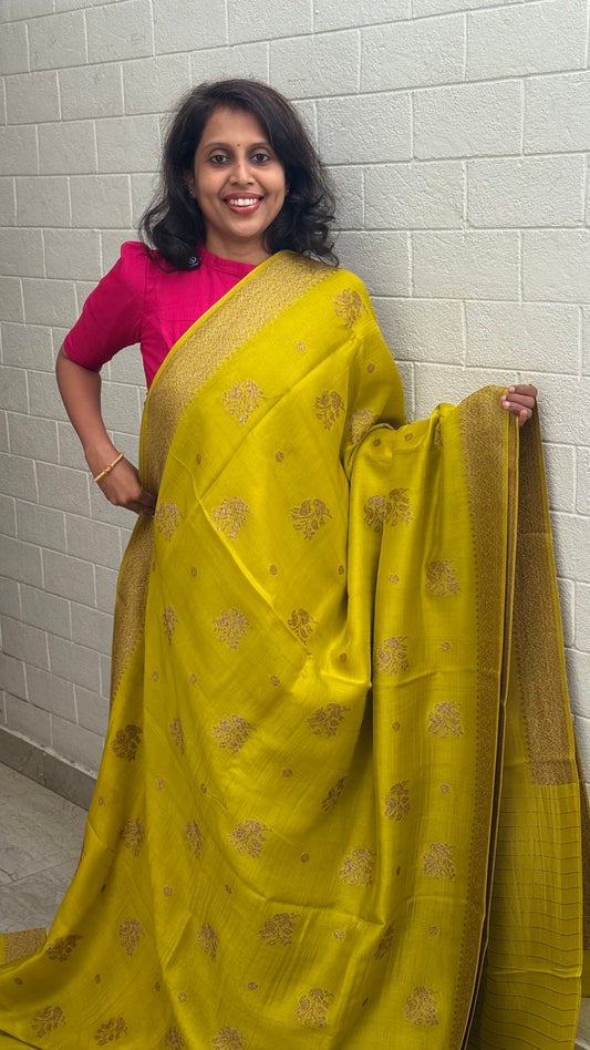 Moonga Tussar Antique