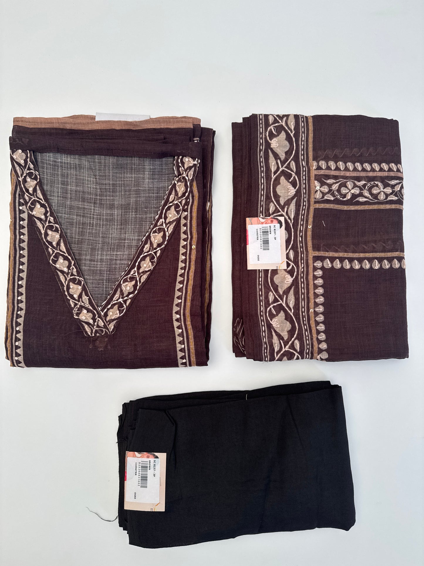 Khaadi Kantha Unstitched Suit
