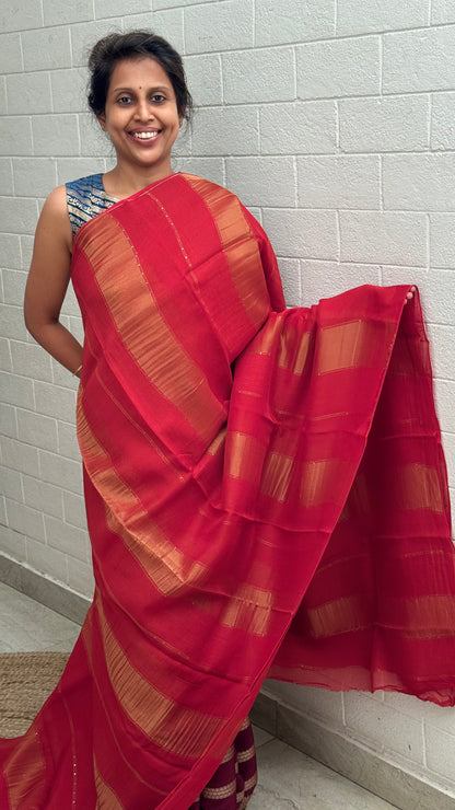 Tissue Chanderi Saree