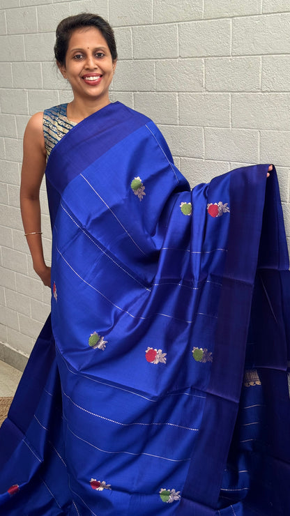 Pure Raw Mango Khatan Silk Saree