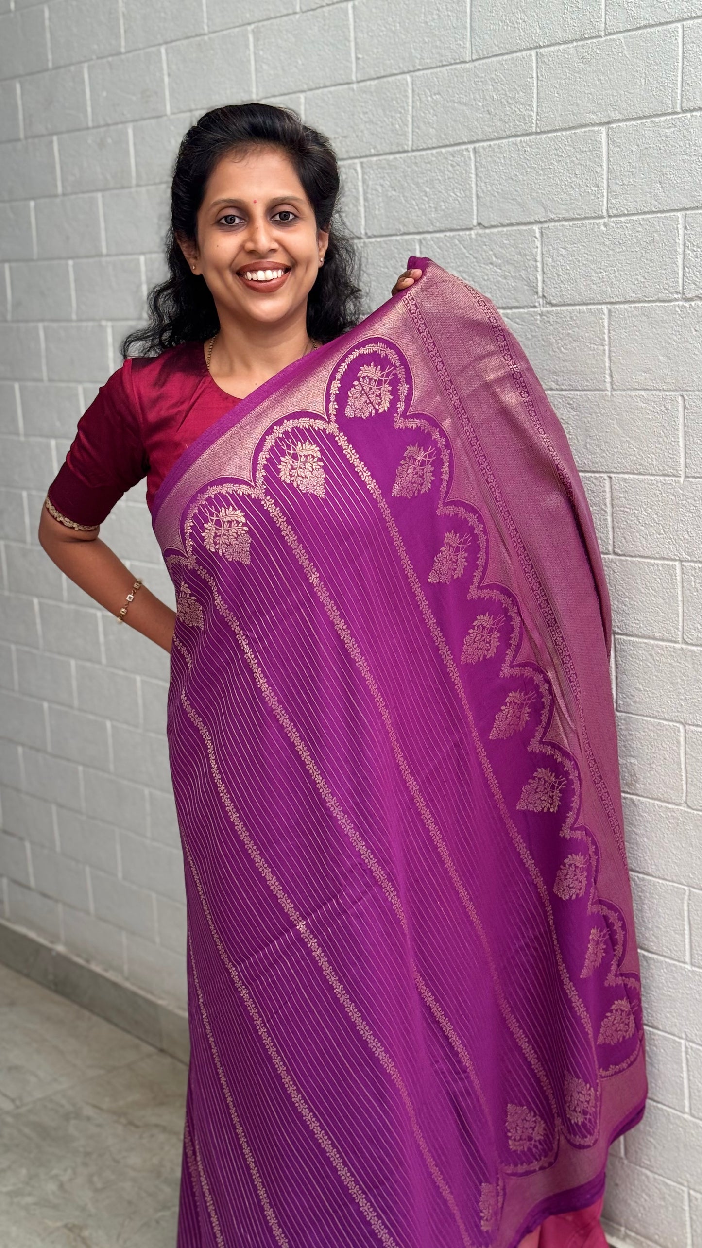 Georgette Contrast