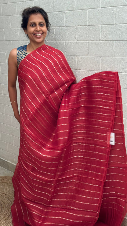 Pure Organza Vertical Line Saree
