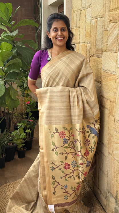 Jamdani Paithani Saree
