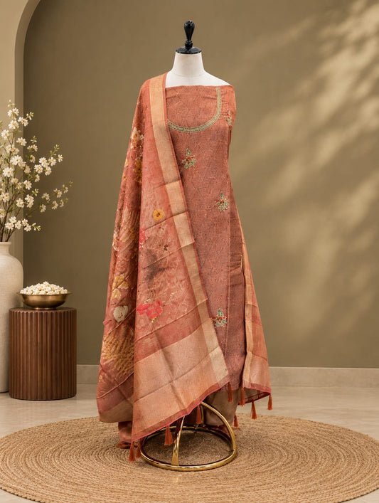 Crush Tissue Unstitched Suit