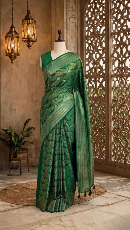 Brocade Silk Banarasi Saree