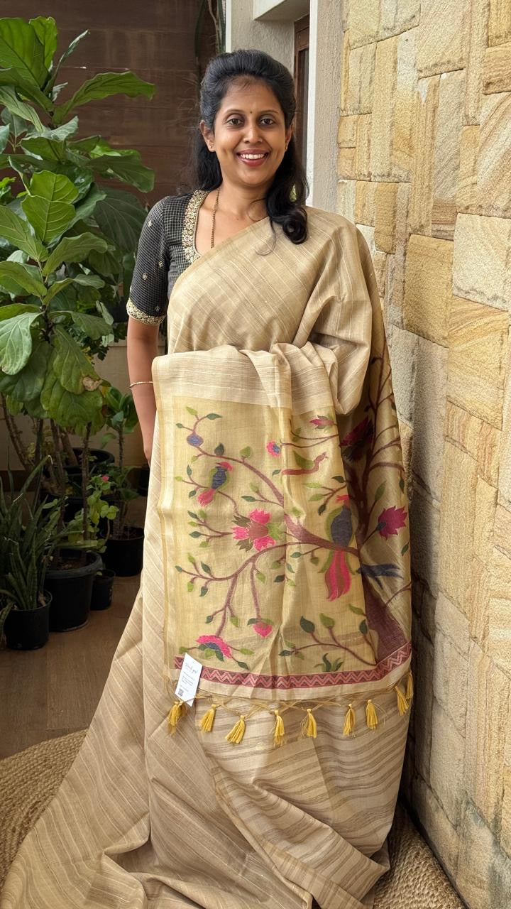 Jamdani Paithani Saree