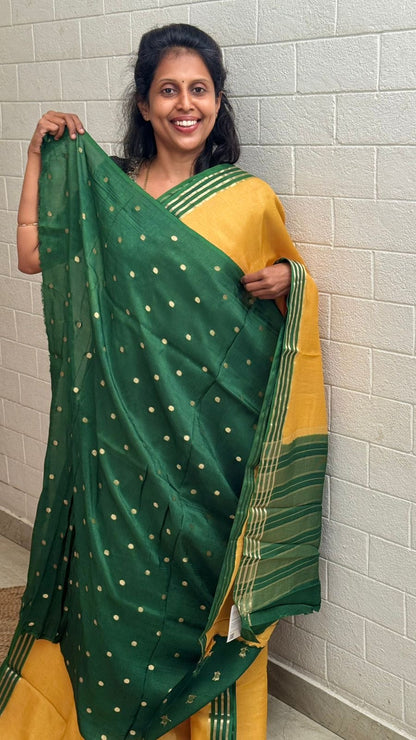 Viscose Gandaberunda Saree