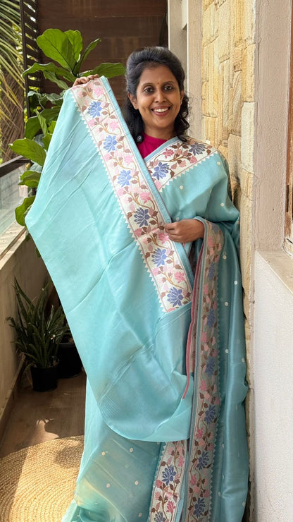 Tissue Floral Embroidered