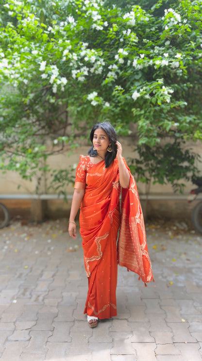 Helen Viscose Orange