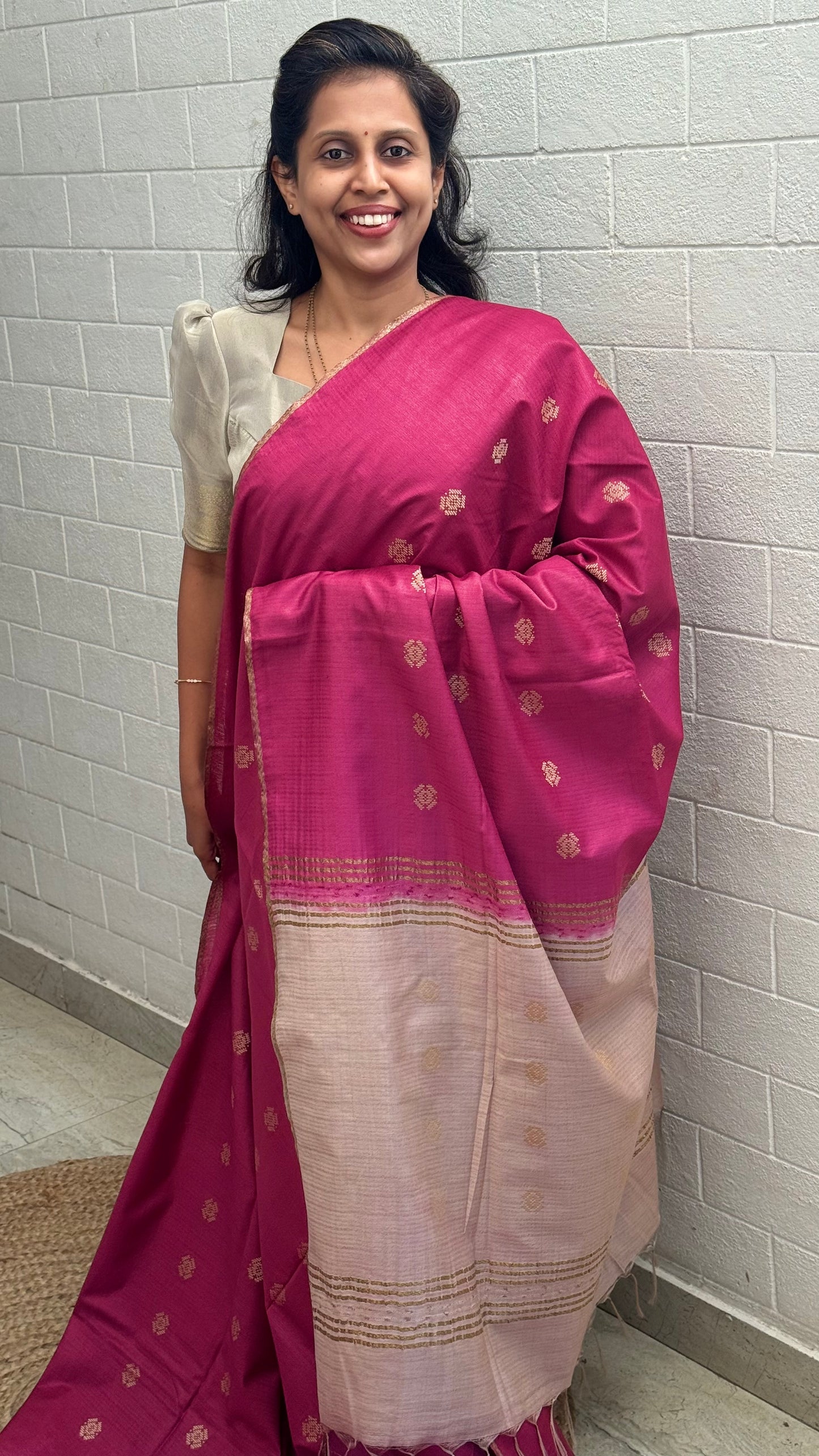 Chanderi Butta Saree