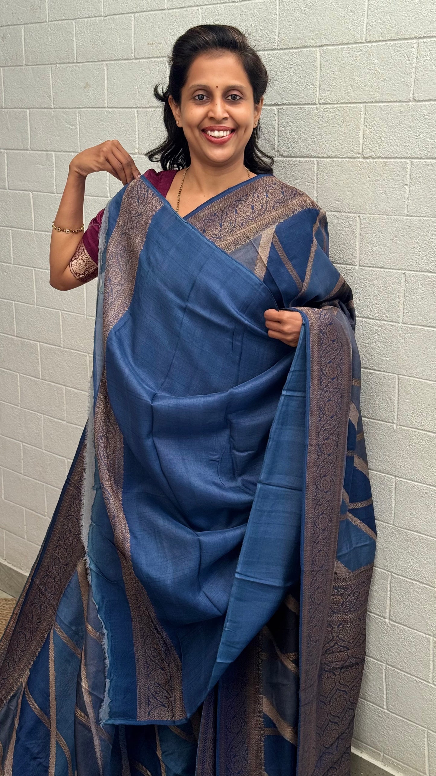 Chanderi Shaded Saree