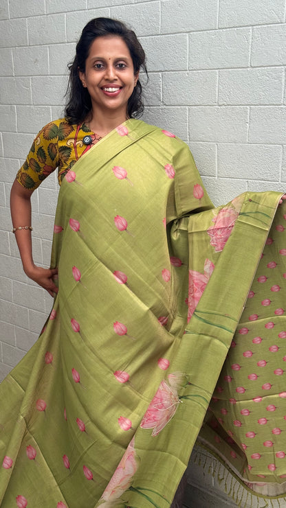 Linen Tissue Saree