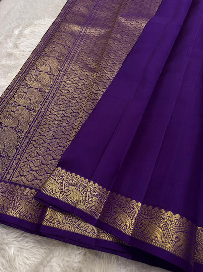 Purple Basic Kanjivaram