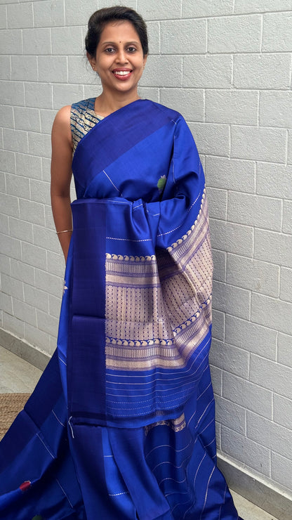 Pure Raw Mango Khatan Silk Saree