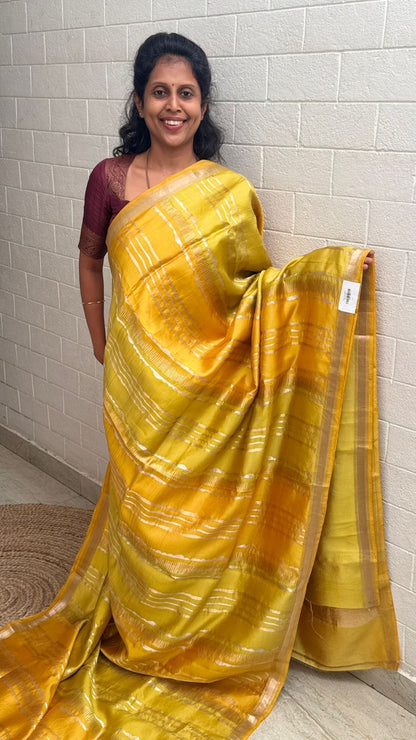 Pure Chiniya Silk Saree