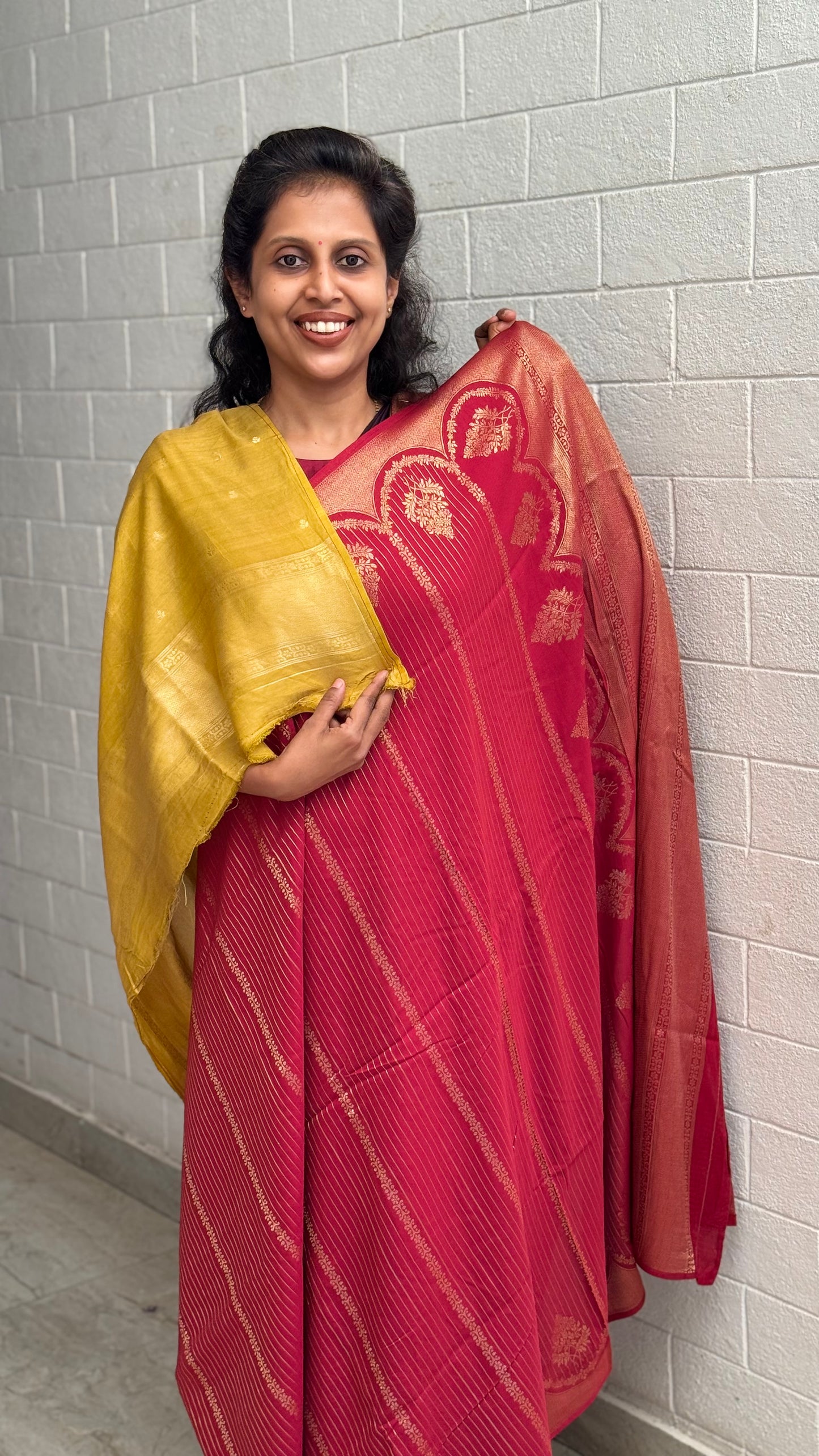 Georgette Contrast